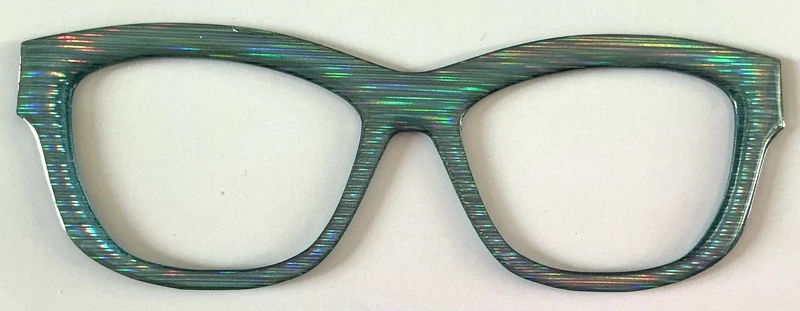 Wanda Topper; hybrid; green lines with shine finish