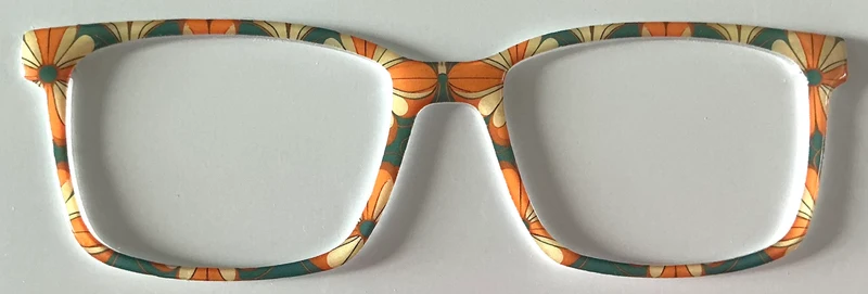 Kirby Topper; orange flowers on green