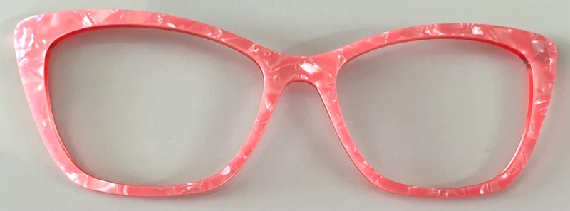 PAIR Premium Wanda Topper; pink Pearl marble