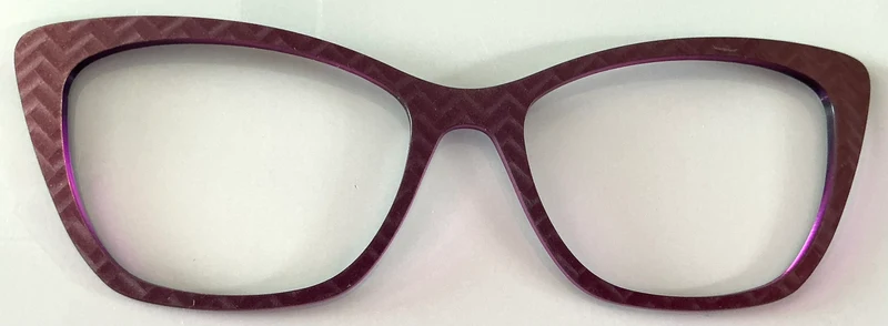 PAIR Premium Wanda Topper; violet herringbone