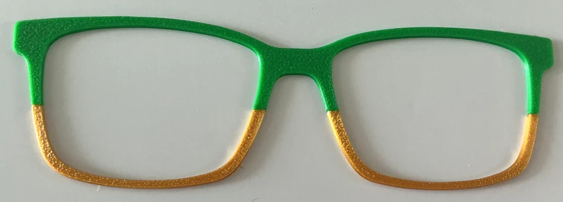 Kirby Topper; blank; gold/green split