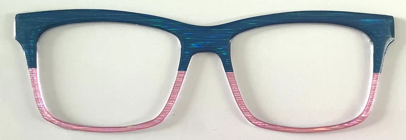Kirby Topper; hybrid; blue to pink lines split