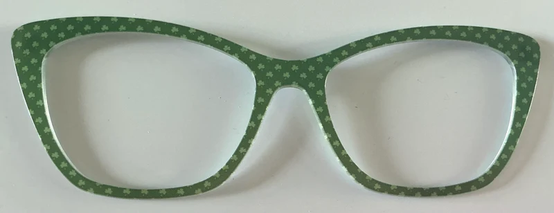 Wanda Topper; green shamrocks