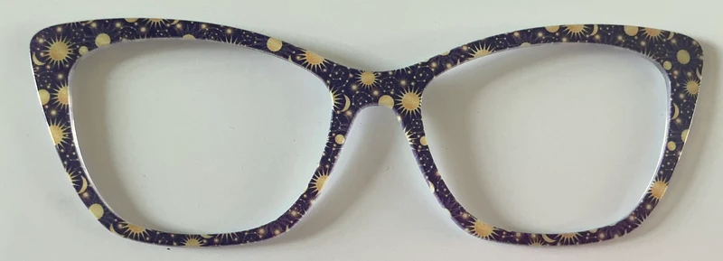 Wanda Topper; yellow moon and stars