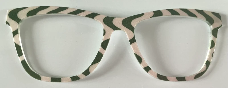 PAIR Harper Topper; black to cream swirls