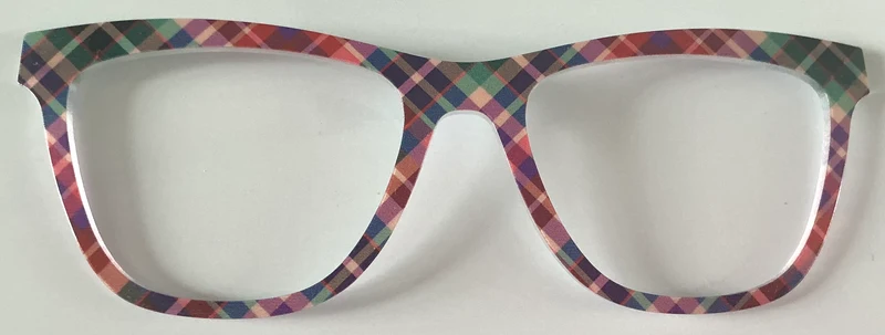 PAIR Harper Topper; pink and green plaid