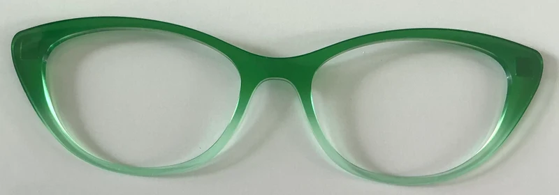 PAIR Ella Topper; Spruce to Sea Foam Crystal Gradient