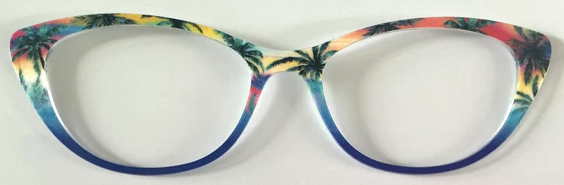 PAIR Ella Topper; palm tree scene