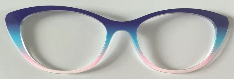 PAIR Ella Topper; blue to pink gradient