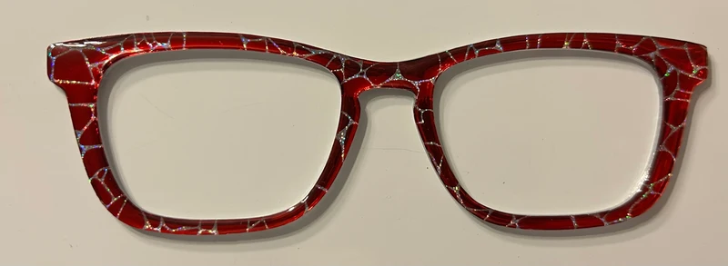 Casper Topper, red crackle