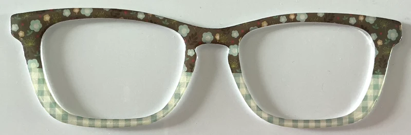 Casper Topper; polka dot/plaid split