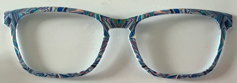 Casper Topper; purple diagonal stripes