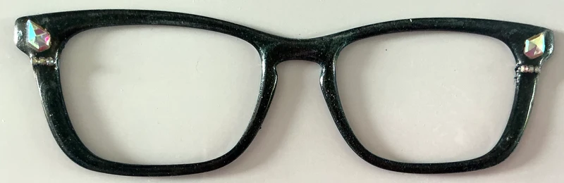 Casper Topper; Busy Bee; flexi; black shine with diamond embellishments