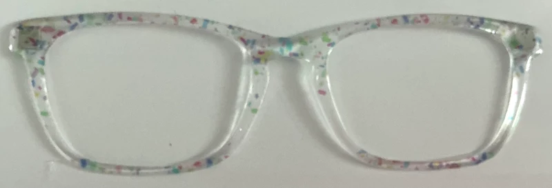 Casper Topper; Simple Topper; clear confetti