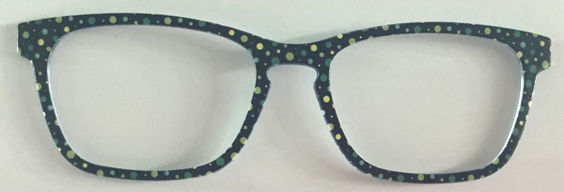 Casper Topper; polka dots on blue