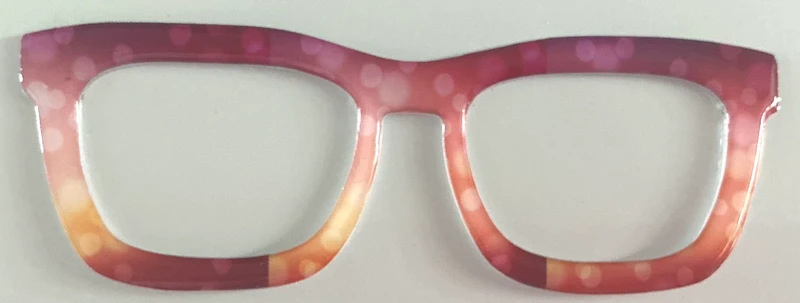 Casper Topper; thick; pink bokeh dots