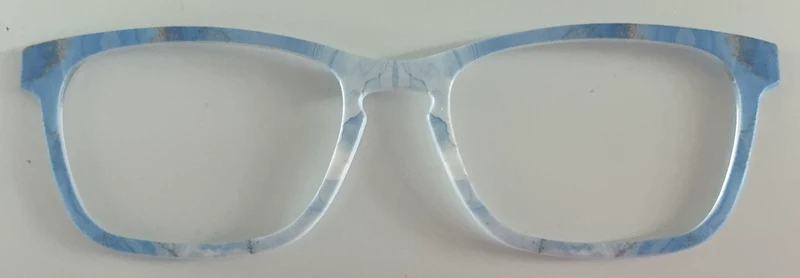 Casper Topper; white and blue design