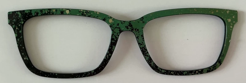 PAIR Larkin Topper; green splatter