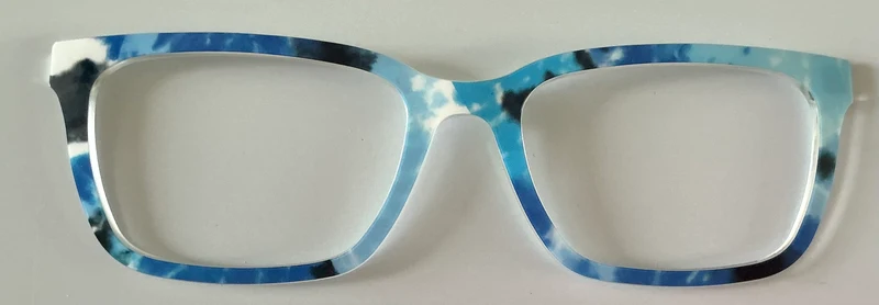PAIR Larkin Topper; blue tie dye