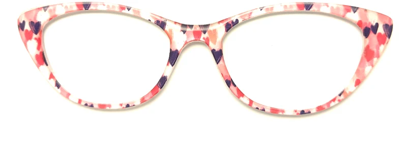 NEW Ella Topper; Framefetti; black and while hearts on light pink