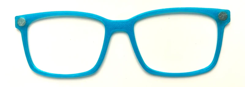 Kirby Topper; blank; bright blue