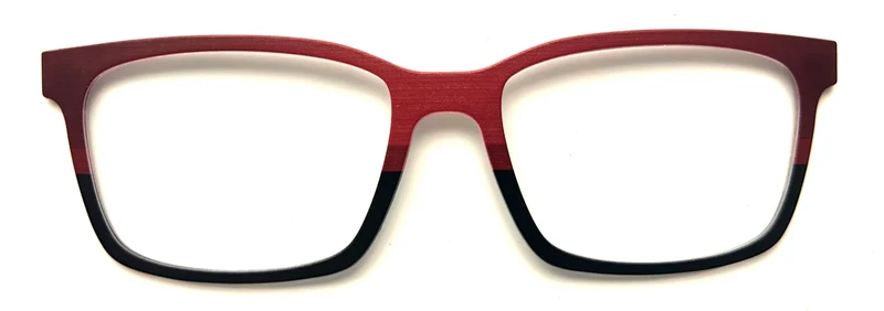 Kirby Topper; red/black stripe split