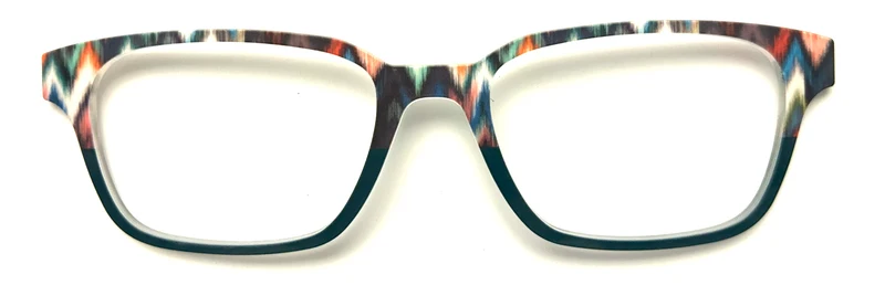 PAIR Finley Topper; multicolored chevron to black fade