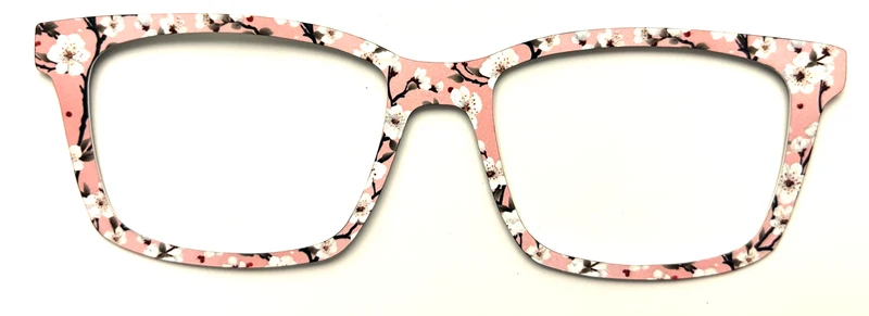 Korbin Topper; thick; Lea’s Metal Treasures; cherry blossoms on pink