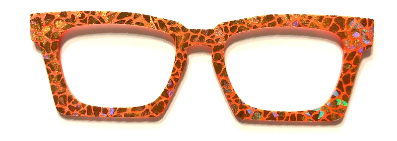 Casper Case Topper; orange scales on fabric