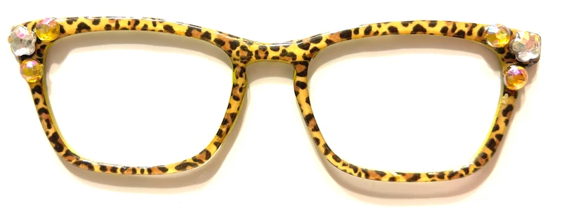 Casper Topper; cheetah print with embellishments