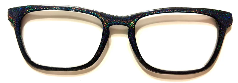 Casper Topper; black shimmer