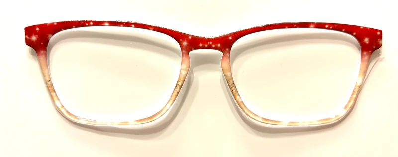 Casper Topper; red to white gradient