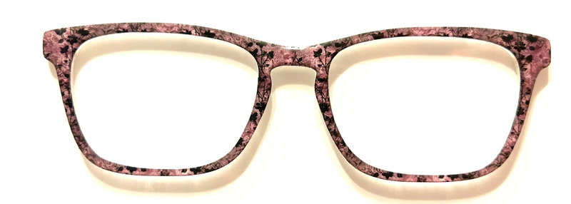 Casper Topper; black plants on blush pink