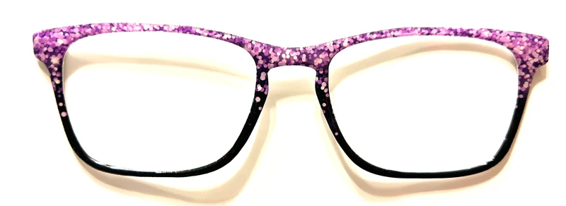 Casper Topper; purple shimmer to black fade