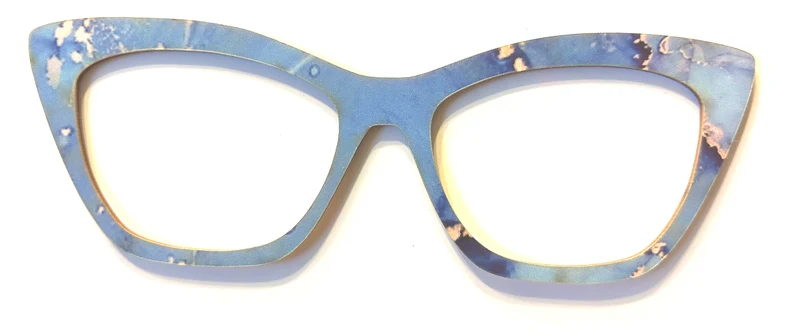 Wanda Topper; blue/gold