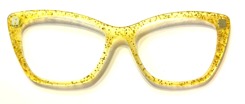 PAIR Wanda Topper; gold sparkle