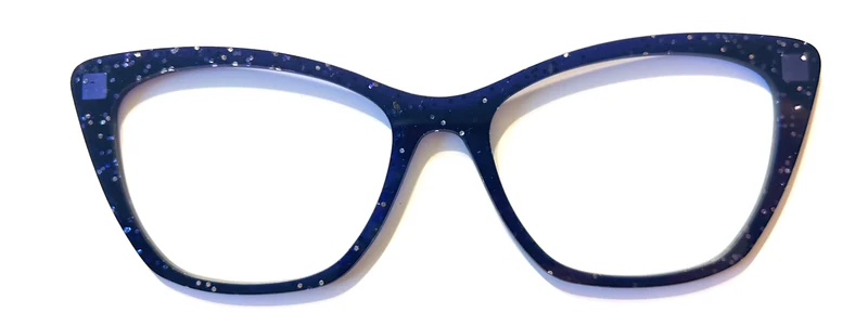 PAIR Wanda Topper; navy sparkle
