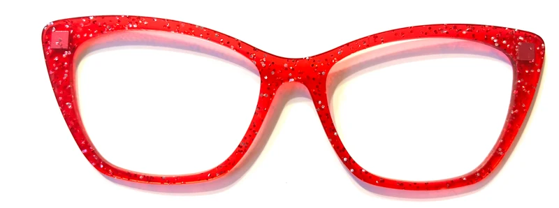 PAIR Wanda Topper; red sparkle