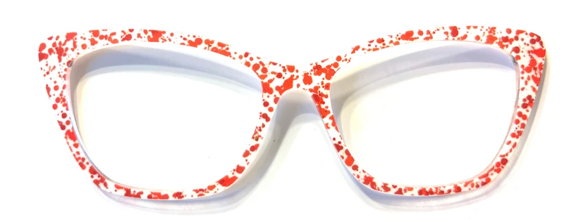 PAIR Wanda Topper; blood splatter