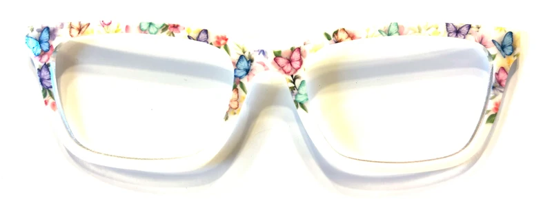 PAIR Larkin Topper; butterflies on white