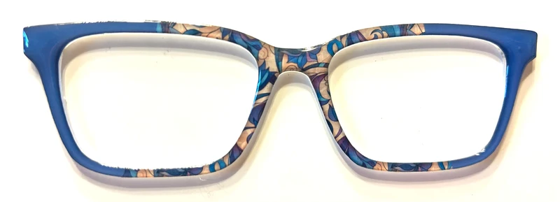 Larkin Topper; misc design pattern to vertical blue split