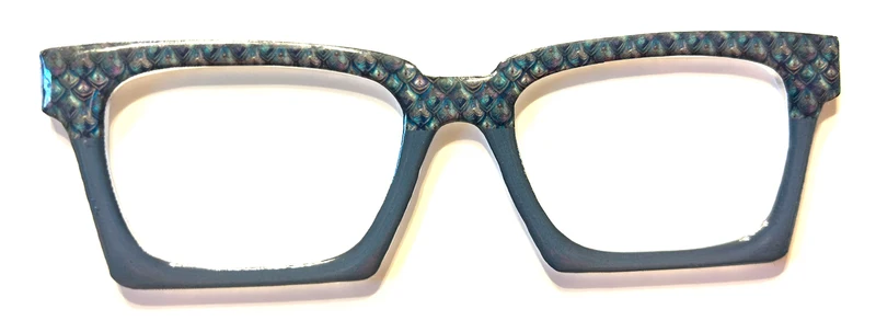 Larkin Case Topper; turquoise pattern to split