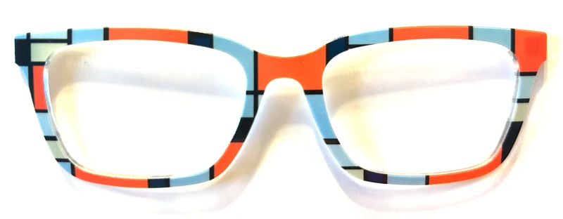 PAIR Premium The Met Larkin Topper; Mondrian Composition