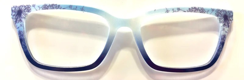 PAIR Larkin Topper; blue dandelion fade