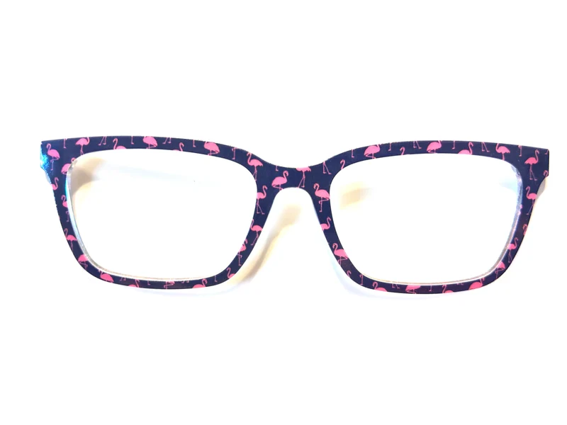 PAIR Larkin Topper; pink flamingos