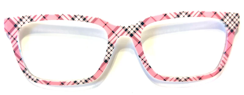 PAIR Larkin Topper; pink and black plaid