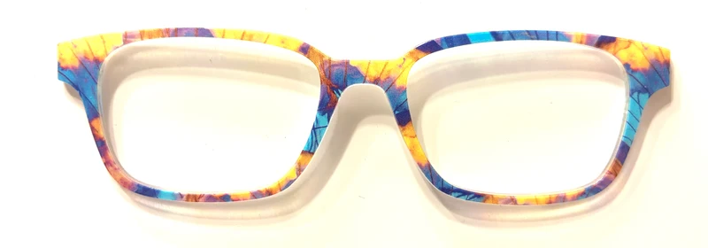 PAIR Finley Topper; yellow and blue design