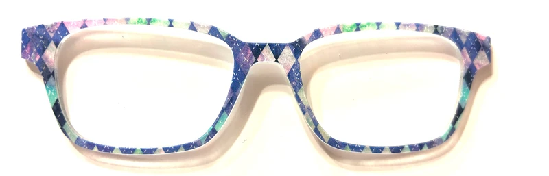 PAIR Finley Topper; purple argyle