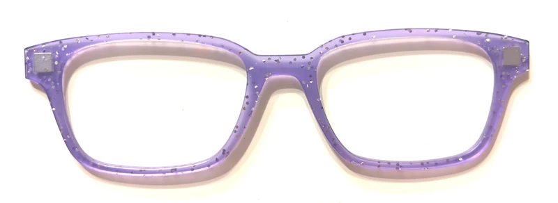 PAIR Finley Topper; light purple sparkle