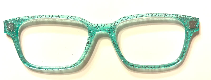 PAIR Finley Topper; pale green sparkle